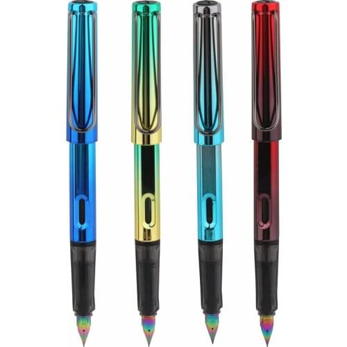 New listing High quality 410 Bright Colors Office Fountain Pen student School Stationery Supplies ink pen