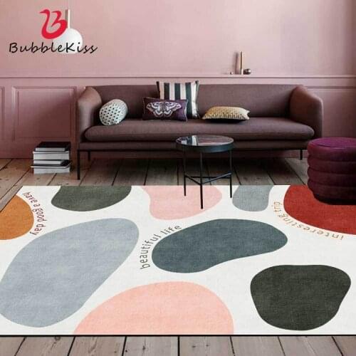 Bubble Kiss Colored stones Carpets For Living Room Soft Printing Carpets Bedroom Home Decor Rug Non-slip Customized Floor Mats