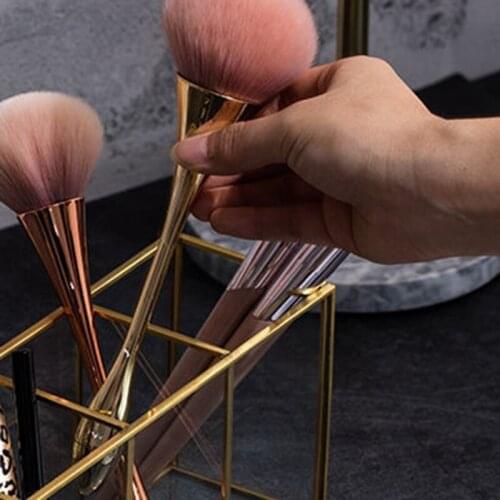 Luxury Clear Glass Makeup Box Cosmetic Storage Box Makeup Brushes Organizer Pencil Lipstick Holder Makeup Tools Organizer Case