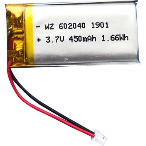 602040 battery audio silicone toothbrush beauty water meter massage instrument 3.7V rechargeable lithium battery