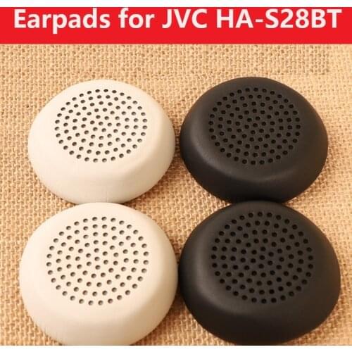 Replacement Earpads Cushion for JVC HA-S28BT Bluetooth Wireless Headphone Soft Protein Skin Ear Pads Cover for JVC HA-S28BT