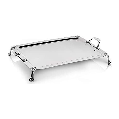 Schafer Tablett Medium Steel Tray - 1 Piece - Silver / 18/10 Chrome Nickel Stainless Steel