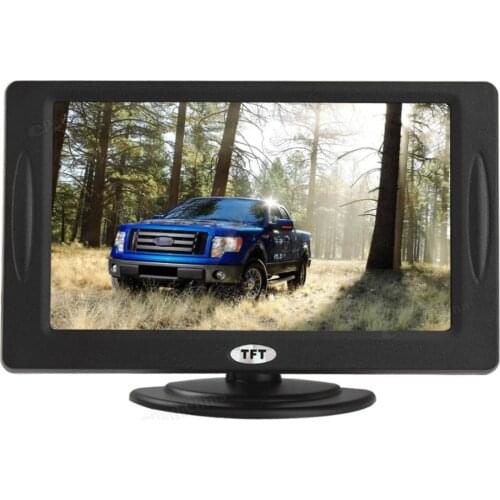 Universal 4.3 Inch TFT LCD Car Monitor Car Rear View Monitor Support DVD VCD Camera With 2 Video Input
