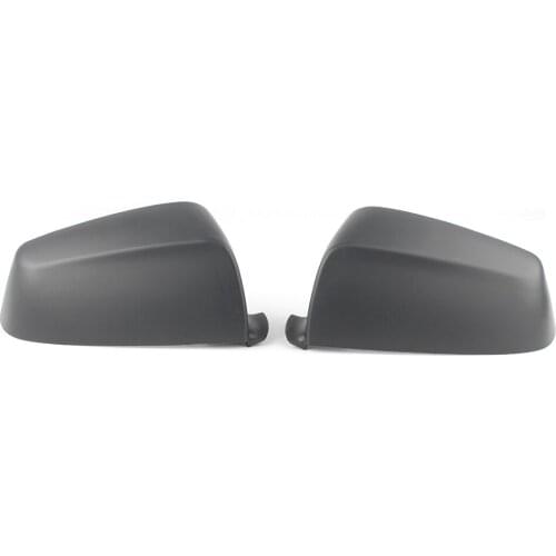 1Pair Car Rearview Side Mirror Cover Trim Right & Left For BMW 5 Series F10 F18 2008 2009 2010 2011 2012 2013 ABS Plastic
