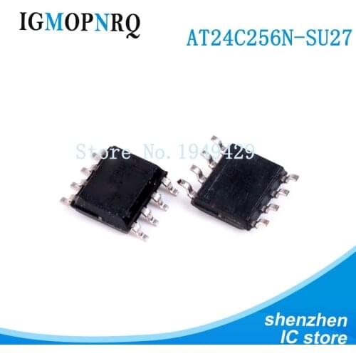 10PCS AT24C256N-SU27 SOP8 AT24C256 AT24C256N-10SU-2.7 AT24C256N 24C256 New