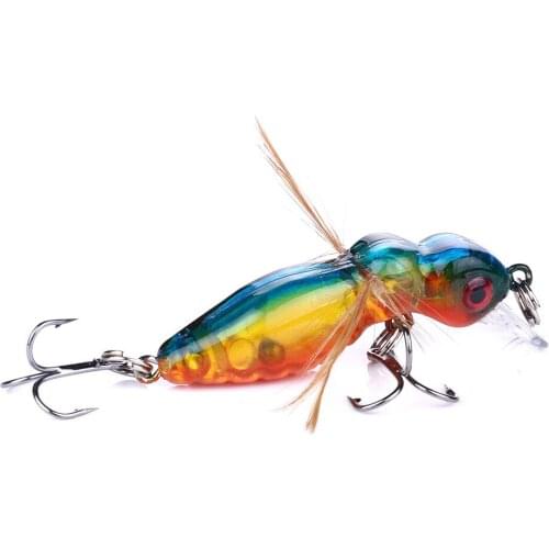 4.5cm 3g honeybee Lure insect Freshwater Fake Bait Insect Hard fishing bait