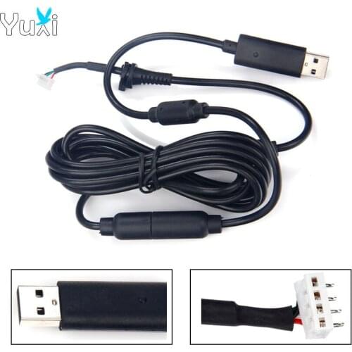 YuXi USB 4Pin Line Cord Cable + Breakaway Adapter Replacement Fit For Xbox 360 Wired Controller
