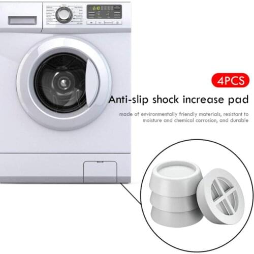 4pcs For Washing Machine Dryers Durable Universal Rubber Protector Mute Furniture Anti Vibration Shock Proof Non Slip Feet Pads