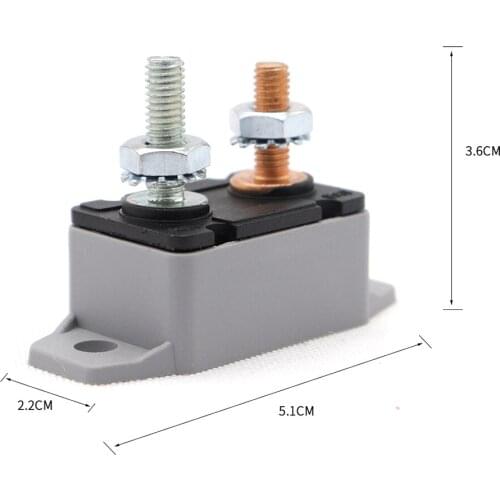 Circuit Breaker Automatic Reset 10A Stud Bolt Type Waterproof