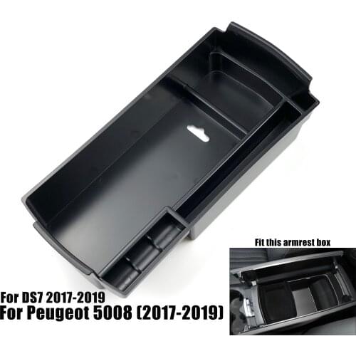 Automobile Armrest Storage Box For Citroen C5 Aircross C4 C5 C6 For DS4S DS5LS DS6 DS7 Center Console Container car Accessories