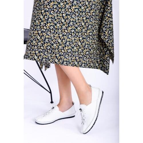 White Leather Women 'S Shoes