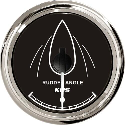 85mm black Rudder angle gauge (SQ-JMQ00001) with Rdder angle sensor (KE41000)