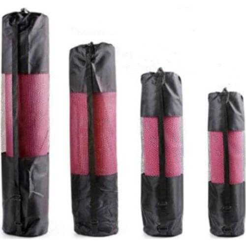 Black yoga backpack yoga mat Bag waterproof backpack yoga bag Nylon Pilates Carrier Mesh Adjustable Strap Sport Tool Convenience