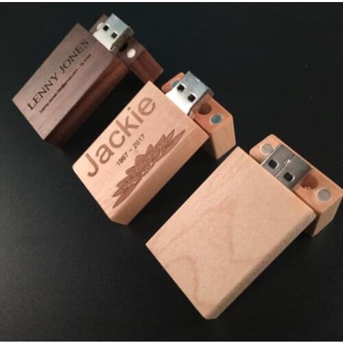 Custom bamboo usb 2.0 thumb drive 16gb wooden usb flash memory stick Personalized DIY Logo (50 pcs free logo fee)