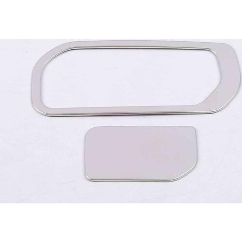 For Haval F7 F7X 2019 2020 Stainless Steel Car Storage Glove Box Handle Frame Stickers Car Cover Styling interior Accessories
