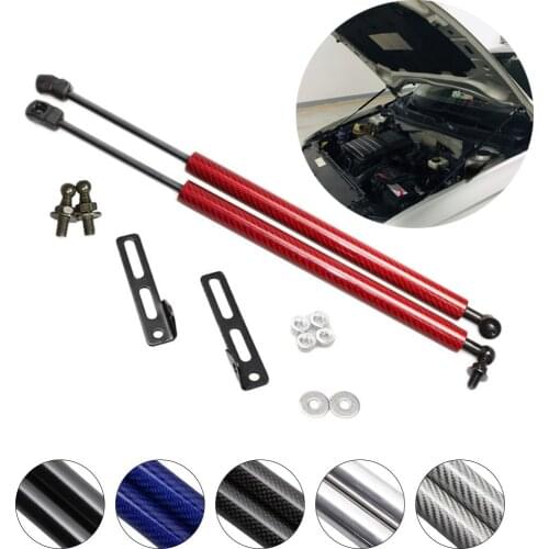 For Volkswagen VW Polo MK5 2007-2019 2x Front Hood Bonnet Modify carbon fiber Gas Struts Lift Support Shock Damper