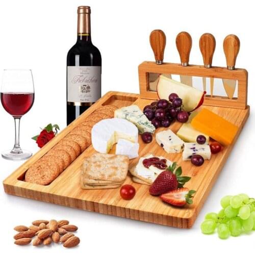 Cheese Board with Knife tools