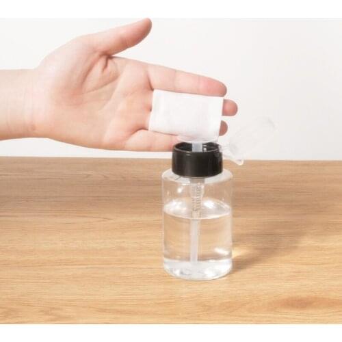 160ml 30pcs/lot Empty Clear Gel Nail Remover Bottle Spray Empty Pump Dispenser Nail Cleanser Liquid Bottle