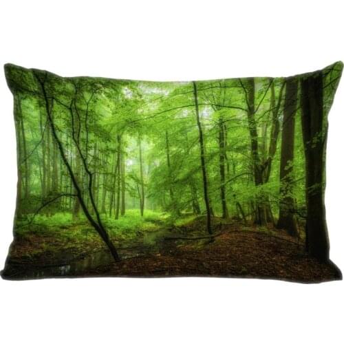 Custom Forest Pillow Cover Rectangle Zippered Classic Fashion 50X75cm Two sided Prints Pillow Case