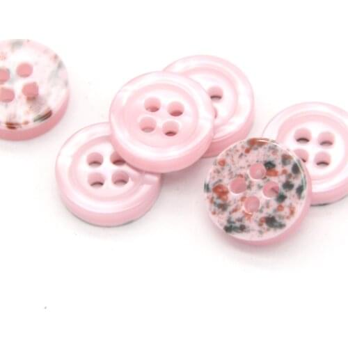 20pcs Shell Pearl Round Sewing Shirt Resin Buttons For Clothing Children Decorative Handmade DIY Crafts Accessories Wholesale