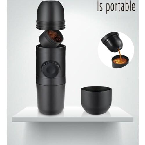 Hand-Pressed Portable Coffee Machine Espresso Machine Outdoor Portable Coffee Cup Mini Coffee Pot Professional