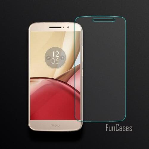 Screen Protector For Motorola Moto M Tempered Glass For Motorola Moto M 2.5D Curved Edge Protective Front Film Full Coverage HD