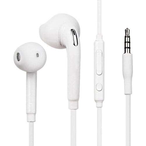 Wired Earbuds Earphones 3.5mm In Ear Earphones With Microphone Stereo Music Headset for Samsung Galaxy S6 S7 Edge S3 S4 S5