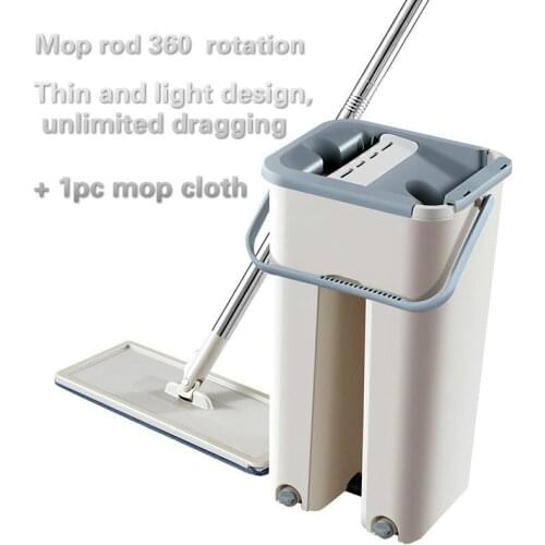 Hands-free Washing Mop Flat Mop Home Convenient Mop Mop Artifact