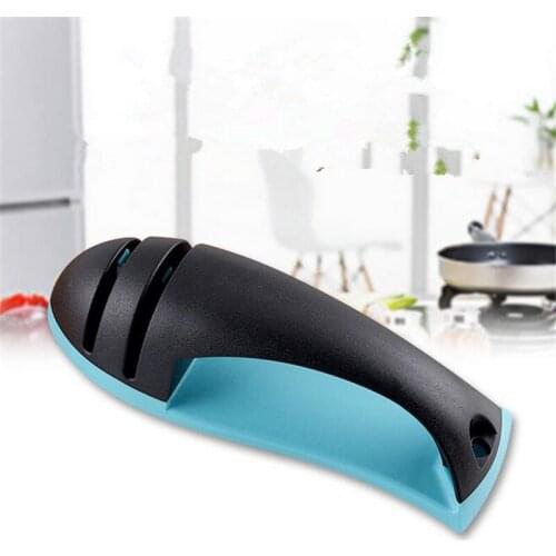 Knife Sharpener 1 Piece Sharpener Knife Diamond +ABS Sharpening Stones