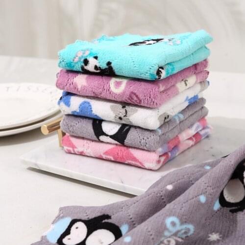 Microfiber Hand Towels Rub Dishcloth Utensils For Kitchen Hydrophilic House Things Wiper Tools Dishwashing Useful Cheapest Goods