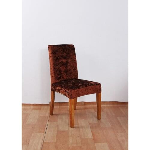 High-quality spandex gold diamond flannel elastic chair cover, removable anti-dirty kitchen seat cover, elastic chair cover, use