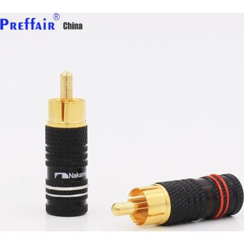 High quality 24K Gold plated Hi-End RCA plug connector