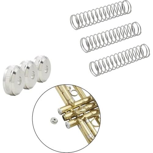 Replacement Trumpet Bottom Screws+Trumpet Spring For Trumpet Repair Parts