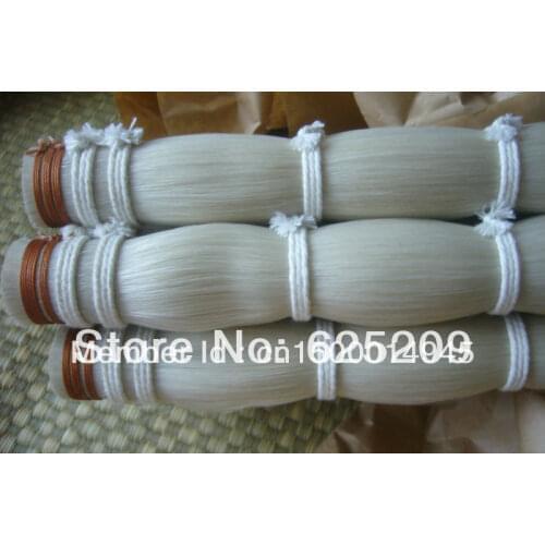 1 KG Top Grade Stallion Siberian Horsetail Bowhair 78 cm Violin Bow Horse Hair White Bow Hair