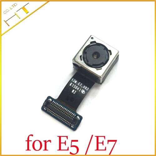 1pcs Original tested Big Rear Back camera & small front Facing Camera Flex Cable Module for Samsung Galaxy E5 E7