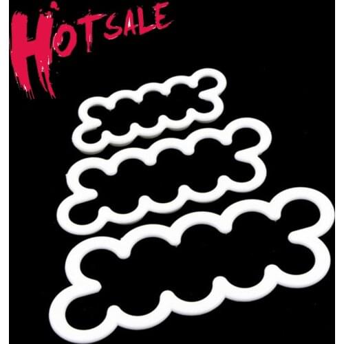 3 Pcs Rose Peta Flowers Cake Fondant Cutter Decorating Mold Sugar Baking Mold Kitchen Tool Baking Accessories Cake Tools