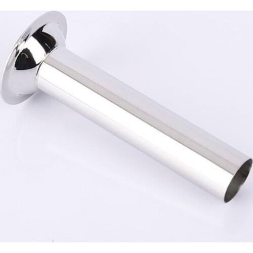 3pcs/set Stainless Steel Manual Sausage Stuffer Stuffing Filling Tubes Funnels E5BB