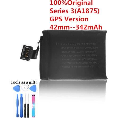 Original GPS Version A1875 Battery Real 342mAh For Apple watch 3 42mm Series 3 gps a1875 battery