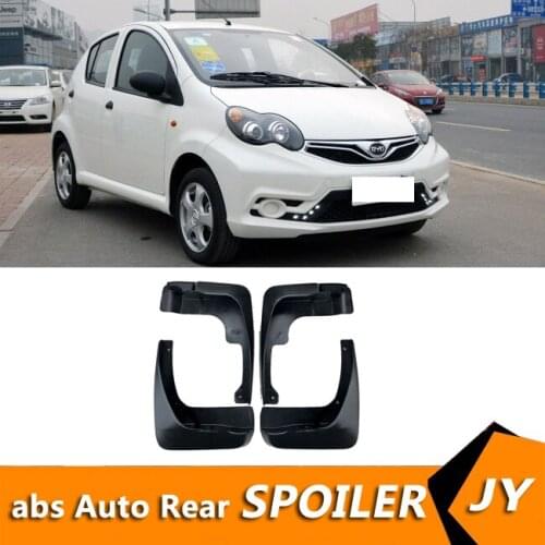 For BYD F0 2008-2015 Mudflaps Splash Guards Front With the color and rear Mud Flap Mudguards Fender Modified special