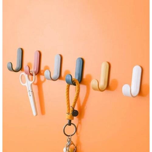 Double-Sided Strong Self Adhesive Door key Decorative Wall Hangers Hooks Suction Heavy Load Rack Cup Sucker for Kitchen Bathroom