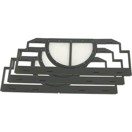 3pcs Replacement Filters + 3pcs Side Brushes for iRobot Roomba 400 Discovery Series Sweeping Robot Vacuum Cleaner Part