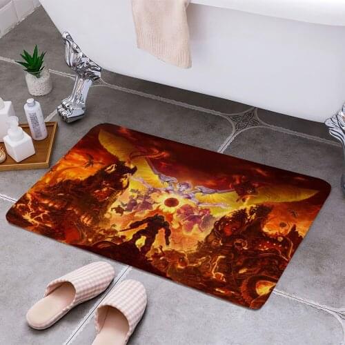 Khan Maykr Horizontal 3D Print Doormats Rectangle Non-Slip DoorMat Bedroom Kitchen Entrance Print Door rugs Dropshipping