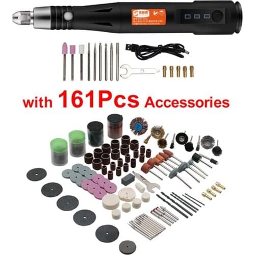 Hot Rotary Tools Accessories DIY Set USB Mini Electric Grinder Drill Engraving Carving Pen Polishing Machine Hand Drill Set