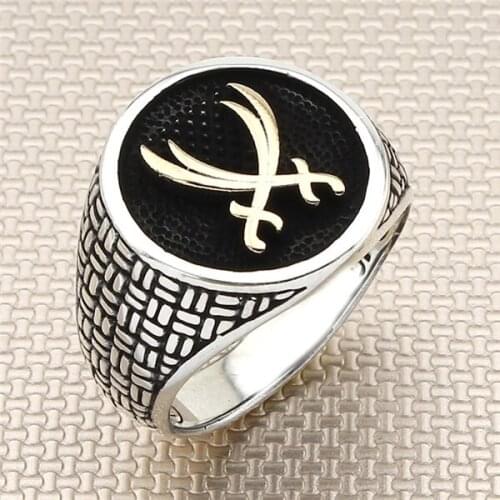 Machete Silver Ring Men Silver Ring Made In Turkey Solid 925 Sterling Silver