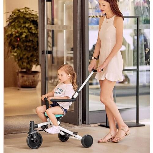 Multifunctional lightweight baby stroller two-way stroller children slip baby artifact hand push tricycle foldable