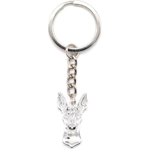 Fashion Women Dog Pendant Key Chains Lovers' Jewelry Toy Fox Terrier Key Chains