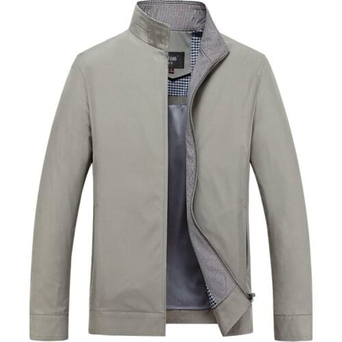 Mens Casual Autumn Winter Fashion Jacket Men Solid Color Coats Male Jackets Overcoat Big Size 2XL 3XL