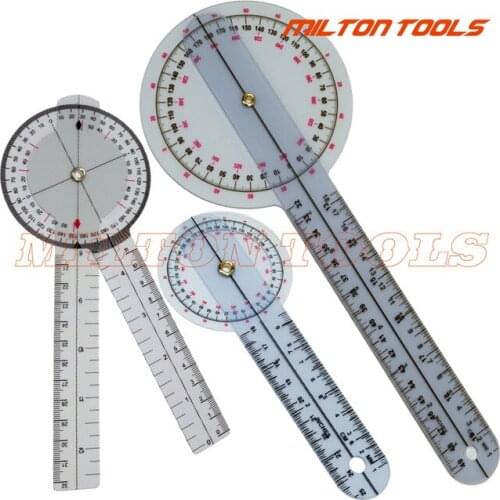 3 PIECE/ lot GONIOMETER Set Protractor medical ruler 12 inch + 8 inch + 8 inch