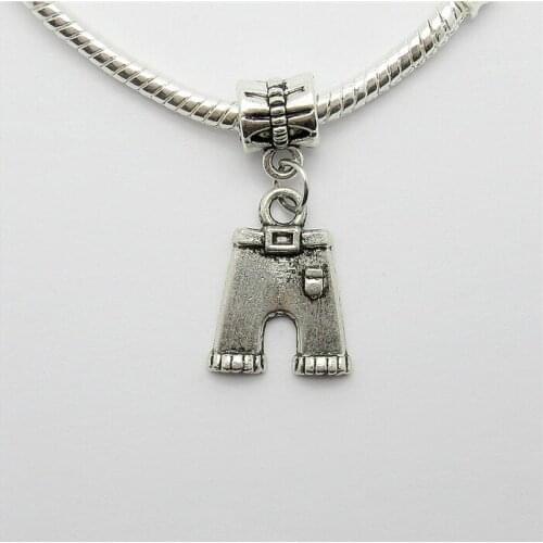 Wholesale lots 25pcs fit Pandora charms bracelet DIY pendant beads dangle Pants charm pendants for jewelry making