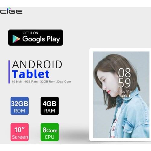 New Model Tablets 10 Inch Tablet Android 9.0 4GB RAM 32GB ROM 4G LTE WiFi Bluetooth GPS 6000mAh Battery Type C Tablets PC